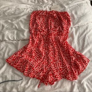 Zaful floral romper NWT SMALL